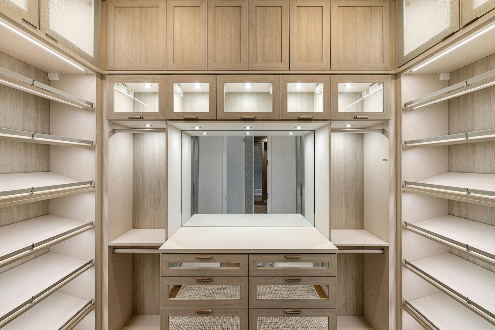 Custom built-in storage cabinets and entertainment unit in an Adelaide living room
